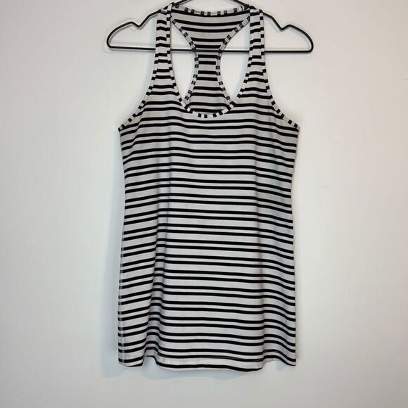Lululemon Athletica Twin Stripe Cool Racerback CRB 12 - Picture 3 of 6